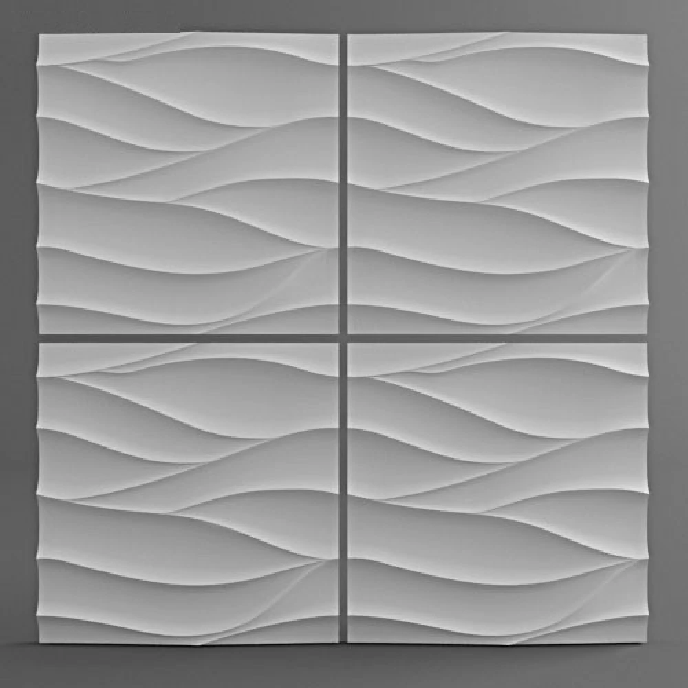 Model "Stormy Wave" 3D Wall Panel