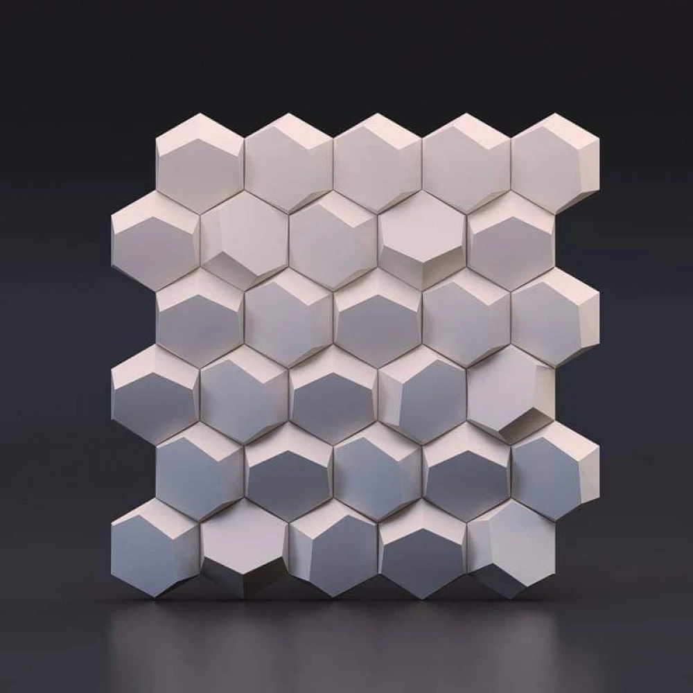 Model "Honeycomb" 3D Wall Panel