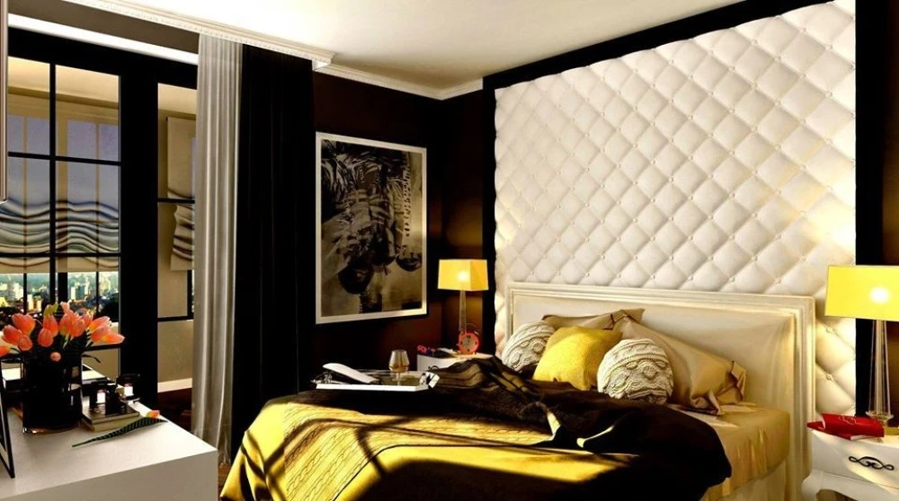 Model "Luxury Leather" 3D Wall Panel