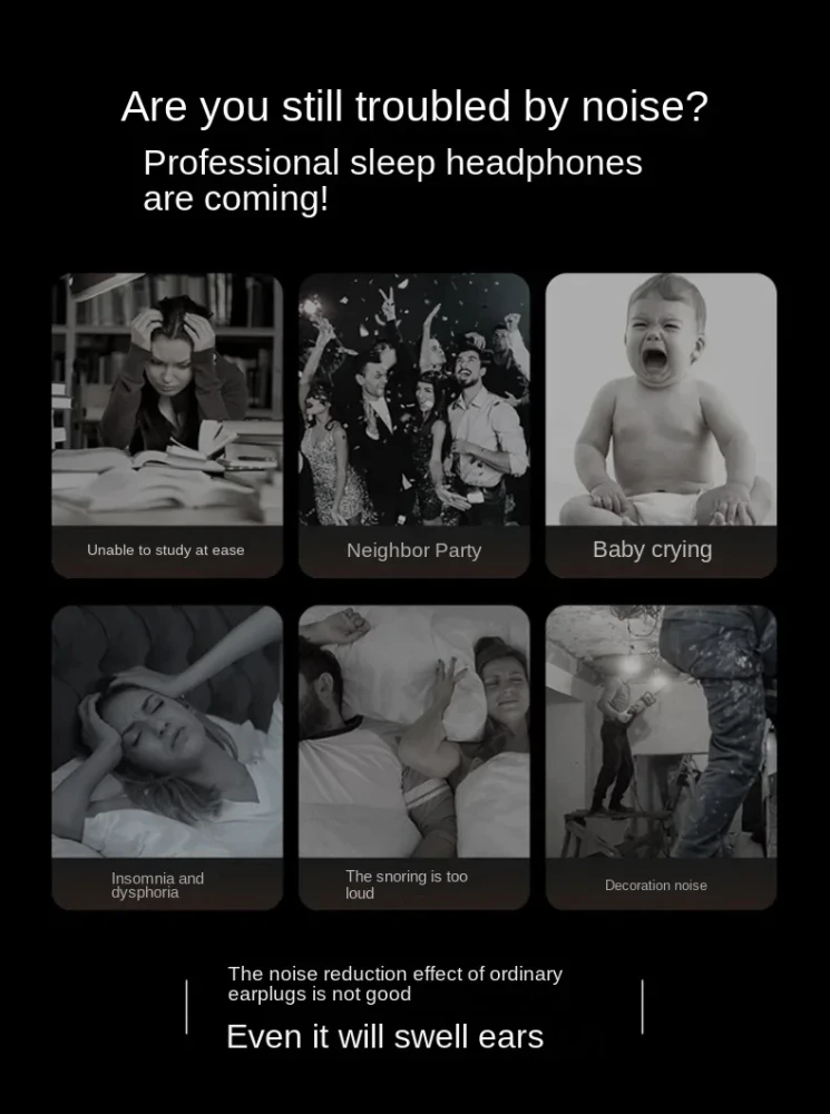 Xiaomi Bluetooth Sleep Headphones Noise Canceling TWS